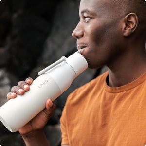 LARQ insulated Nano Filtration Water Bottle - White